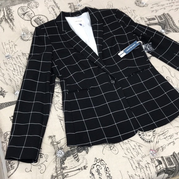 Court & Rowe Windowpane Plaid Blazer - Picture 3 of 10